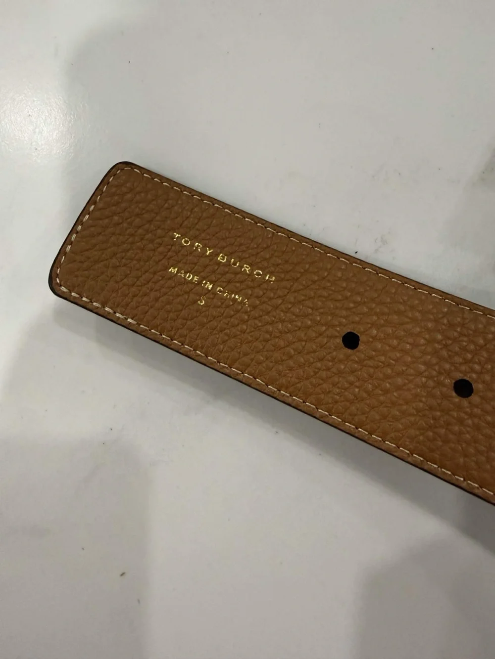 Tory Burch 1.5” Miller Reversible Belt Women's Size Small
